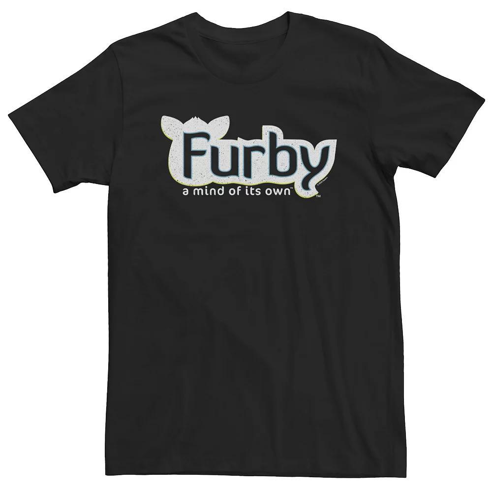 Big & Tall Furby A Mind Of It's Own Logo Tee, Men's, Size: 4XL, Black Product Image
