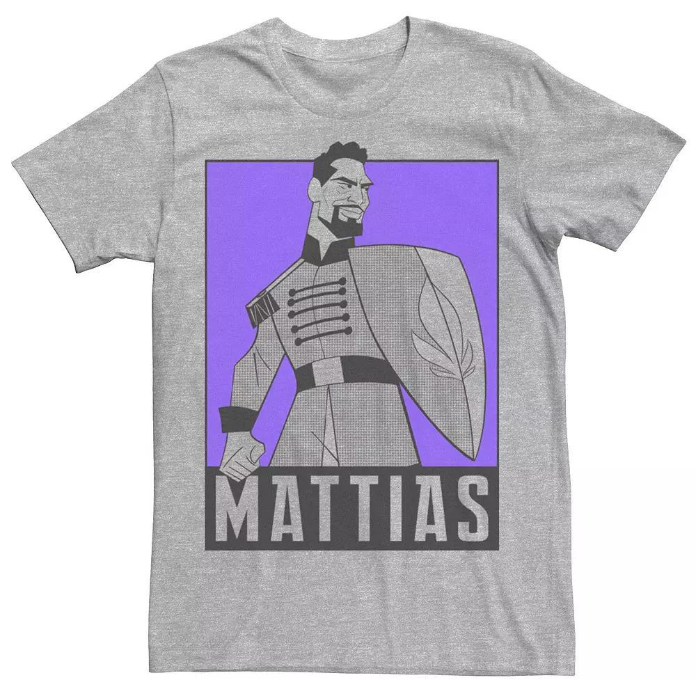 Disney's Frozen 2 Mattias Comic Portrait Men's Tee, Size: Small, Athletic Grey Product Image