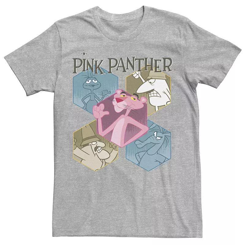 Men's Pink Panther Hexagonal Portraits Graphic Tee, Size: Medium, Roy Product Image