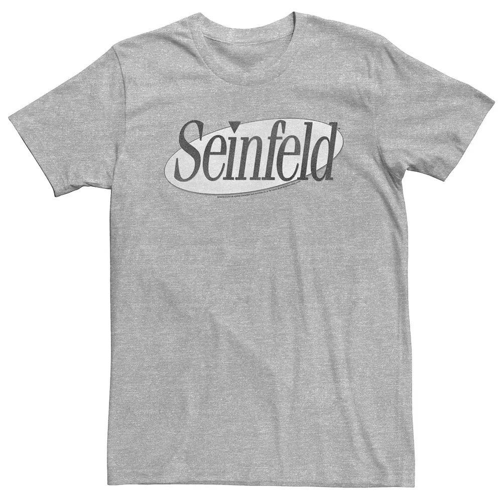 Big & Tall Seinfeld Original Logo Tee, Men's, Size: 4XL Tall, Athletic Grey Product Image