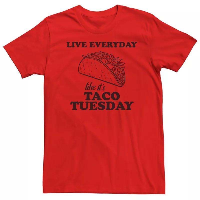 Men's Enough Todaying Tee, Size: Medium, Red Grey Product Image