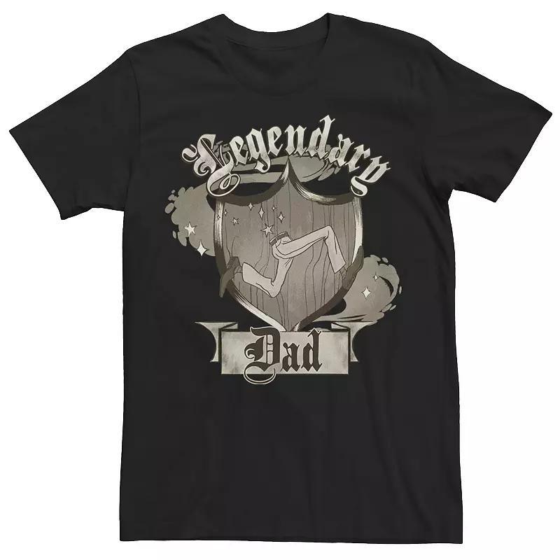 Disney / Pixar's Onward Men's Legendary Dad Crest Tee, Size: XL, Black Product Image