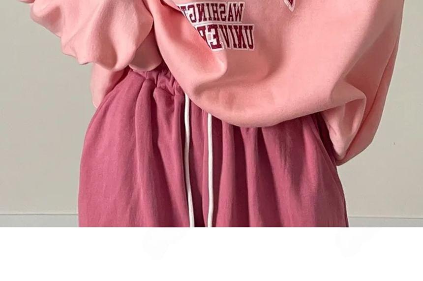 Lettering Loose-Fit Pullover Product Image