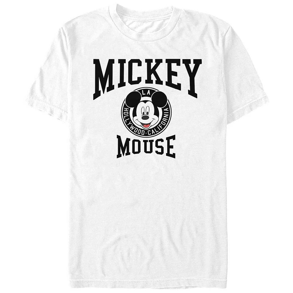 Disney's Mickey Mouse LA Hollywood California Big & Tall Graphic Tee, Men's, Size: XL Tall, White Product Image
