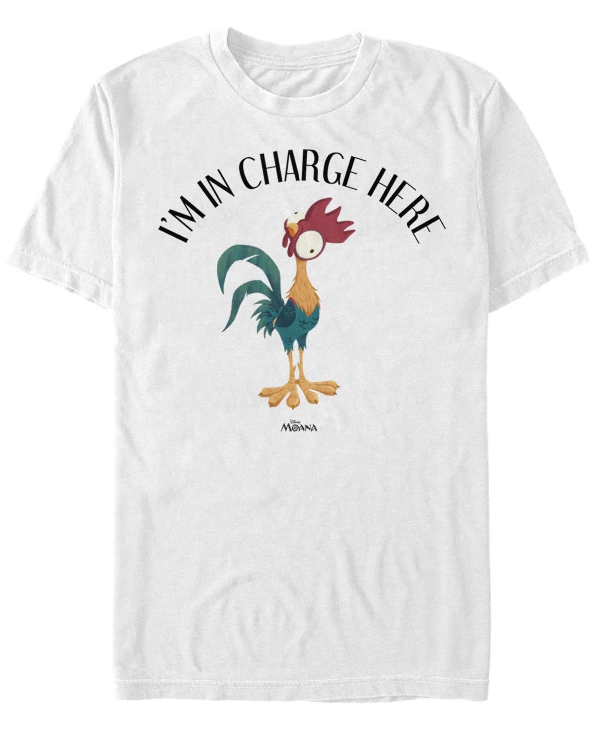 Big & Tall Disney Moana Heihei I'm In Charge Here Tee, Men's, Size: XLT, White Product Image