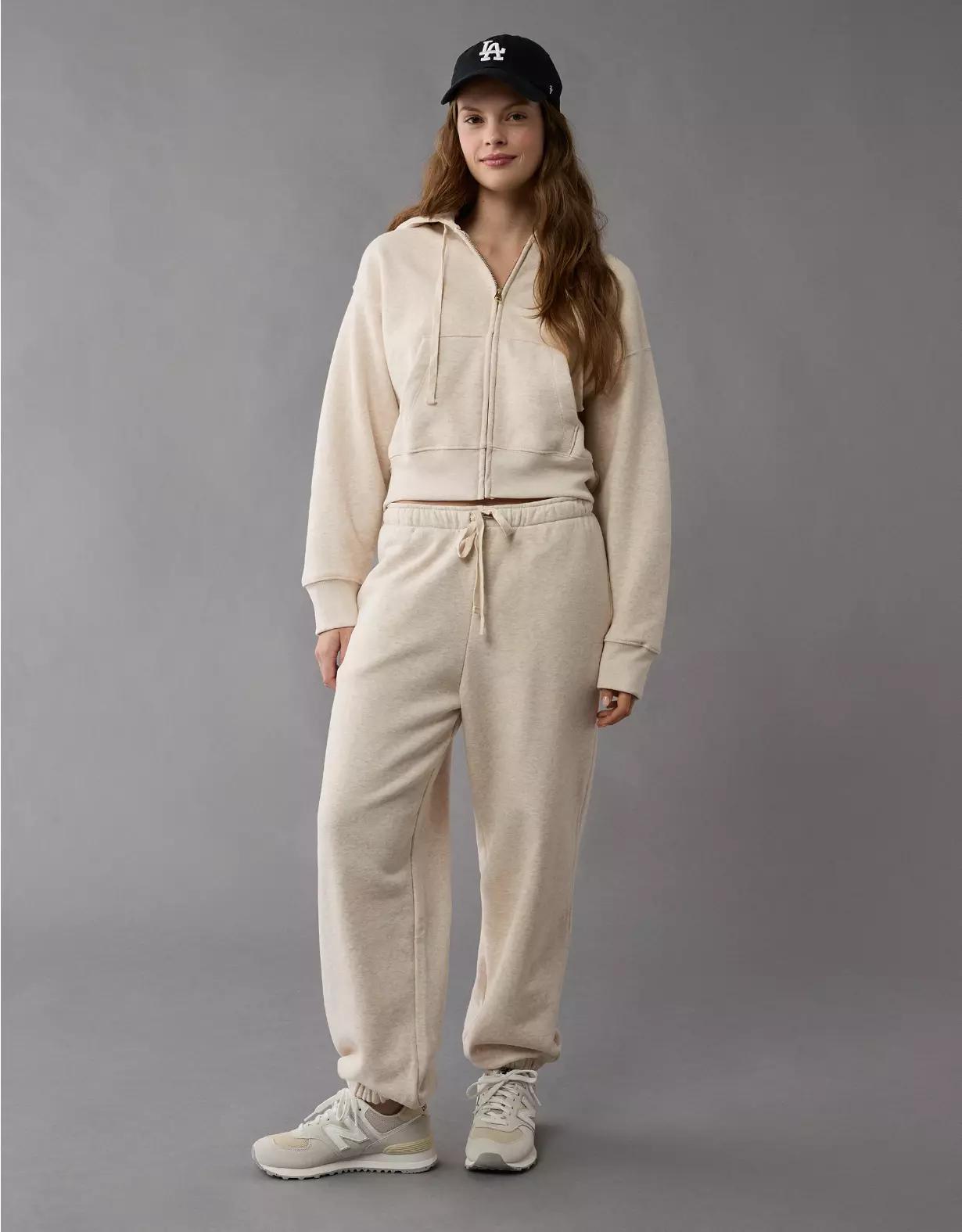 AE Everyday Luxe Zip-Up Hoodie Product Image