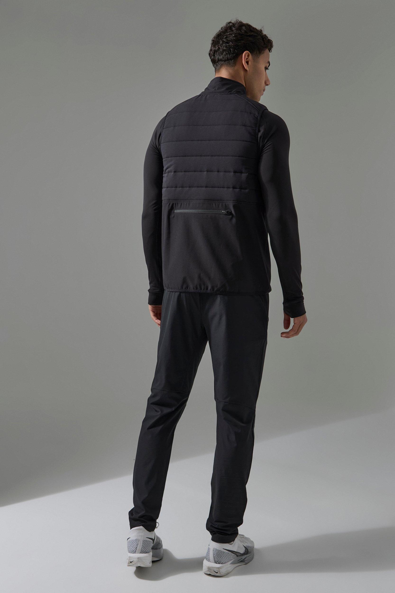 Man Active Shower Resist Packable Vest | boohooMAN USA Product Image