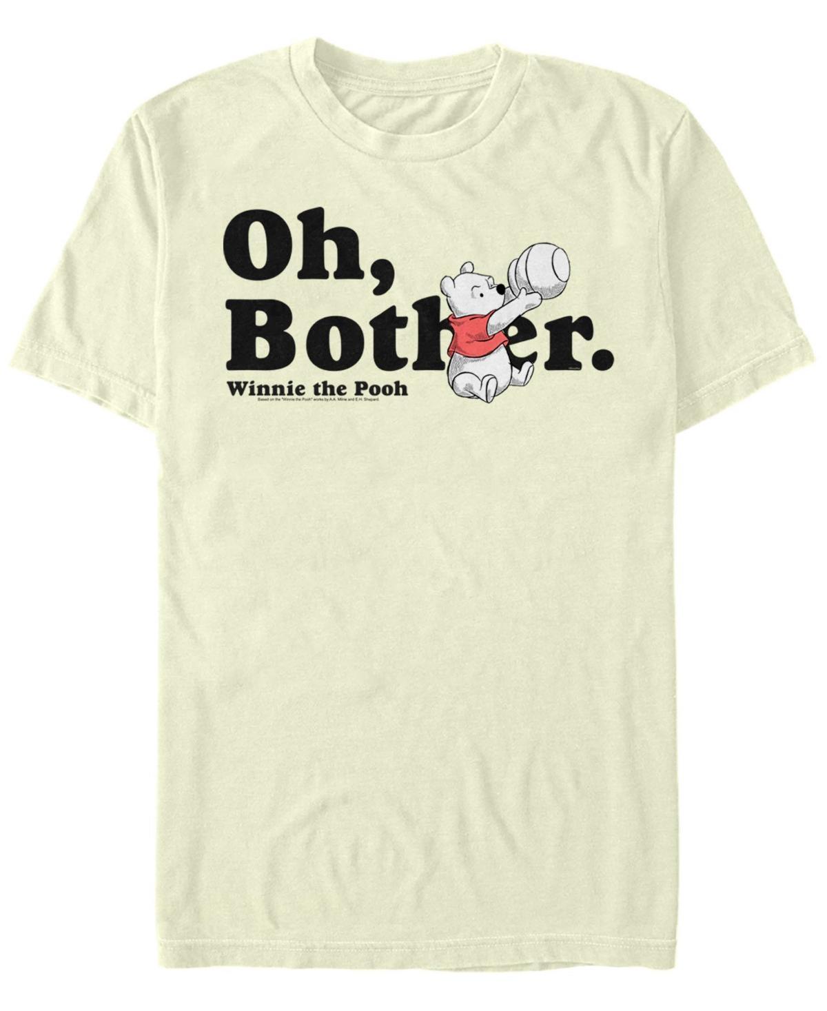Disney's Winnie The Pooh Oh Bother Quote Men's Tee, Size: 3XL, Natural Product Image