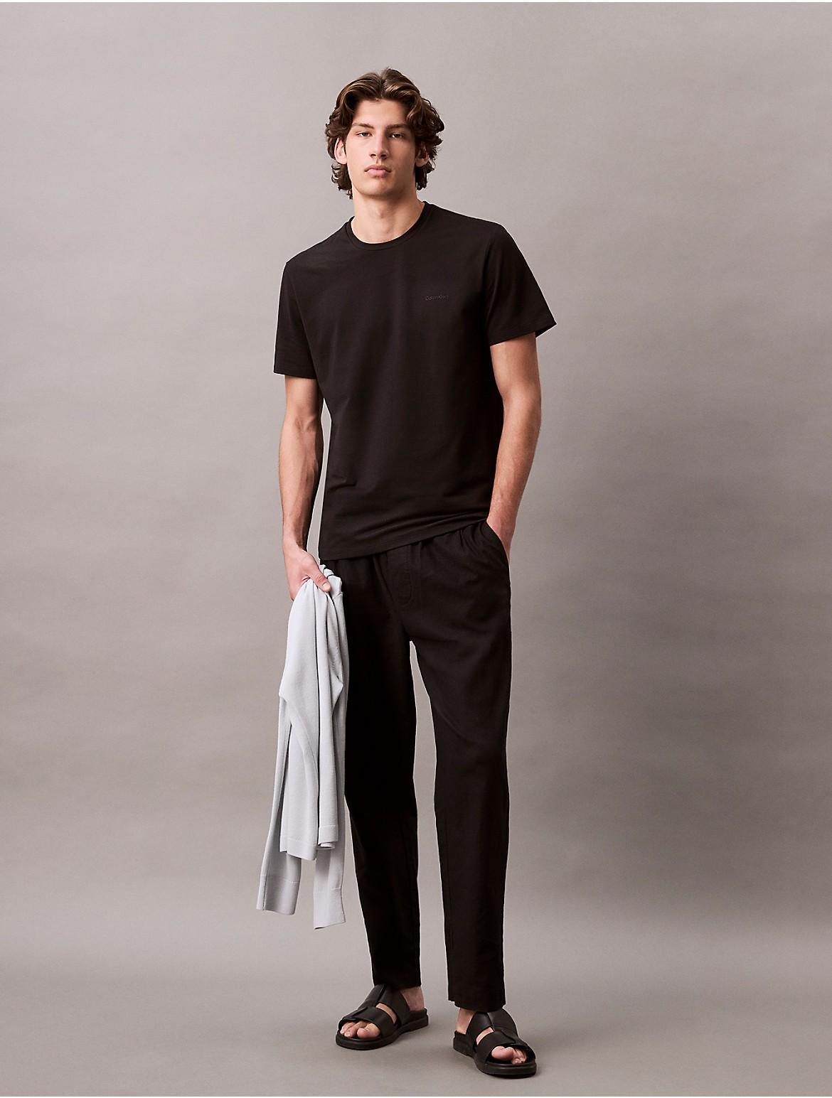 Calvin Klein Men's Tech Pique T-Shirt - Black - M Product Image