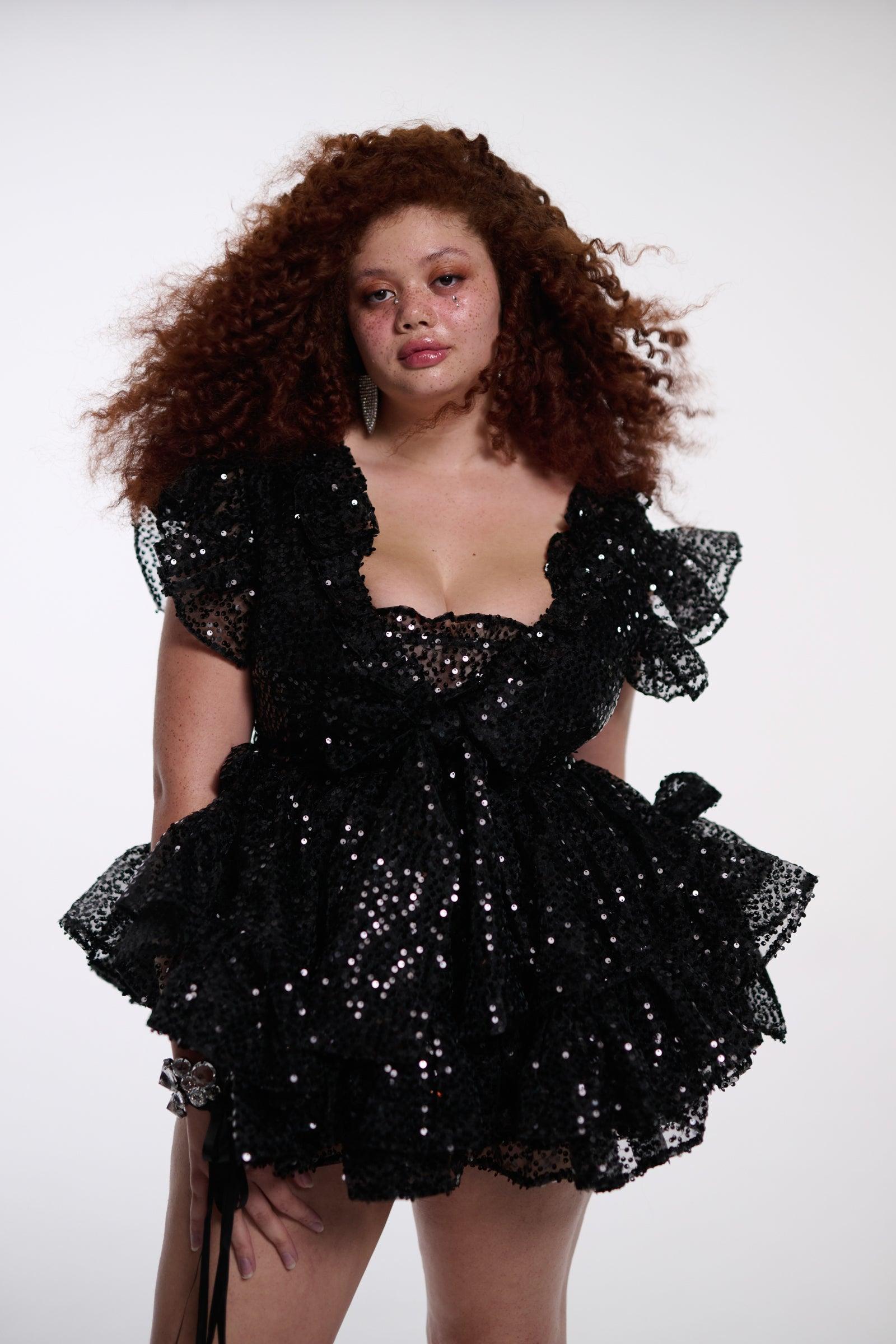Onyx Bisous Dress Product Image