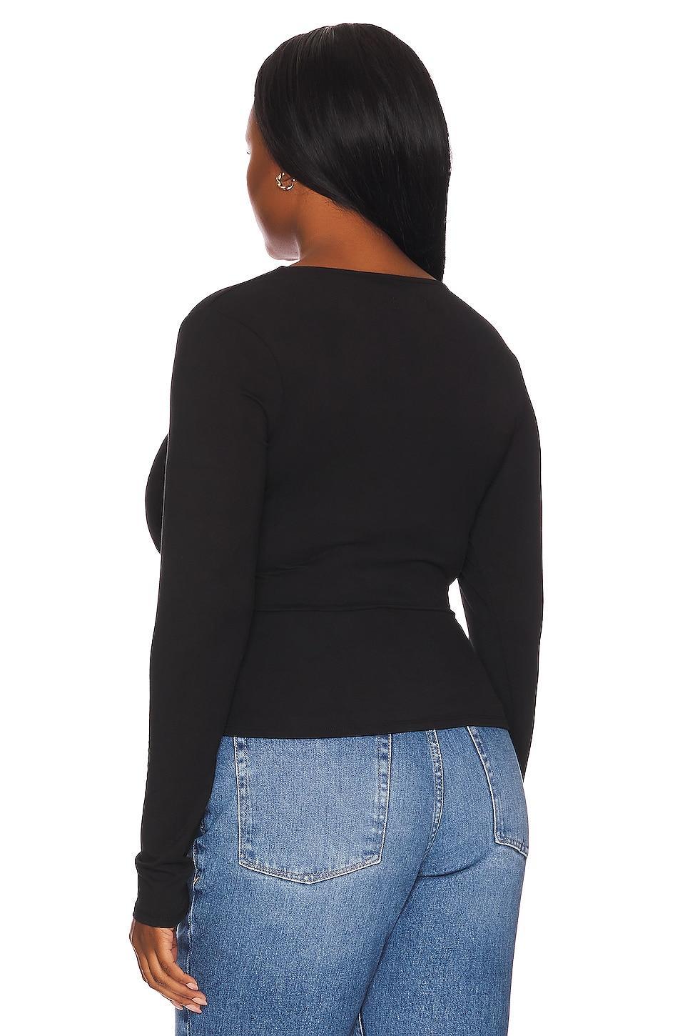 Good Touch U Ring Ruched Bodysuit Good American Product Image