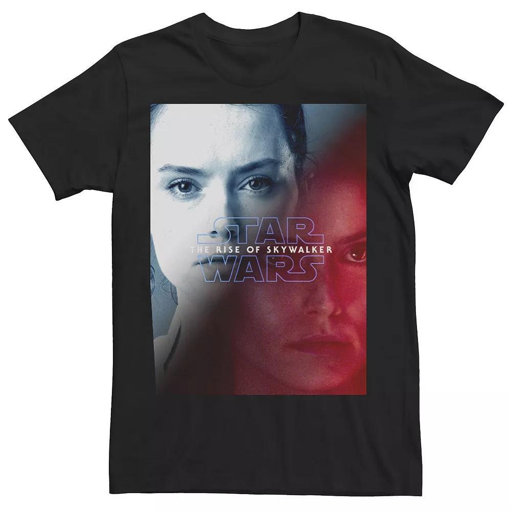 Men's Star Wars Rise Of Skywalker Rey Movie Poster Tee, Size: Large, Black Product Image