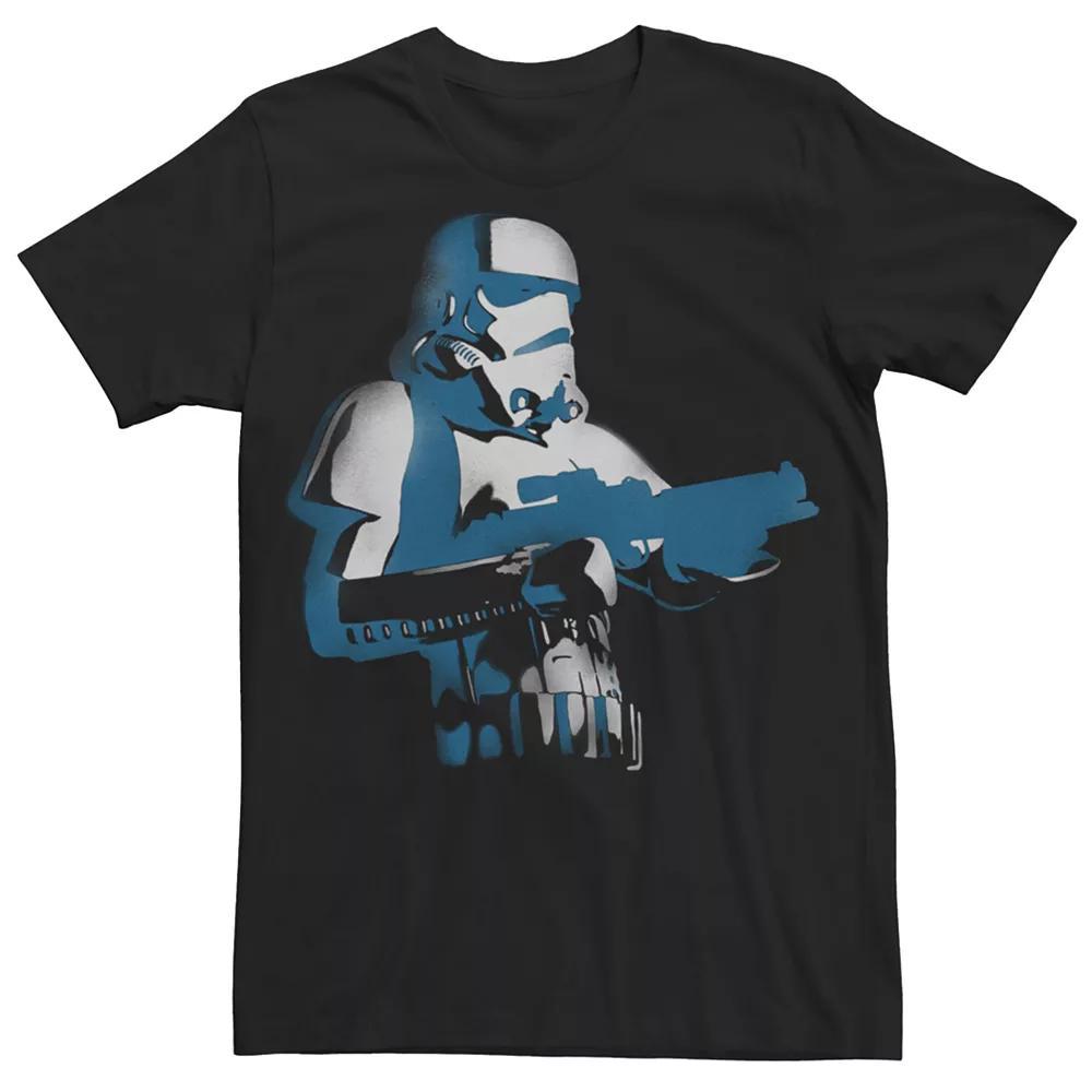 Men's Star Wars Trooper Stencil Spray Paint Tee, Size: XXL, Black Product Image