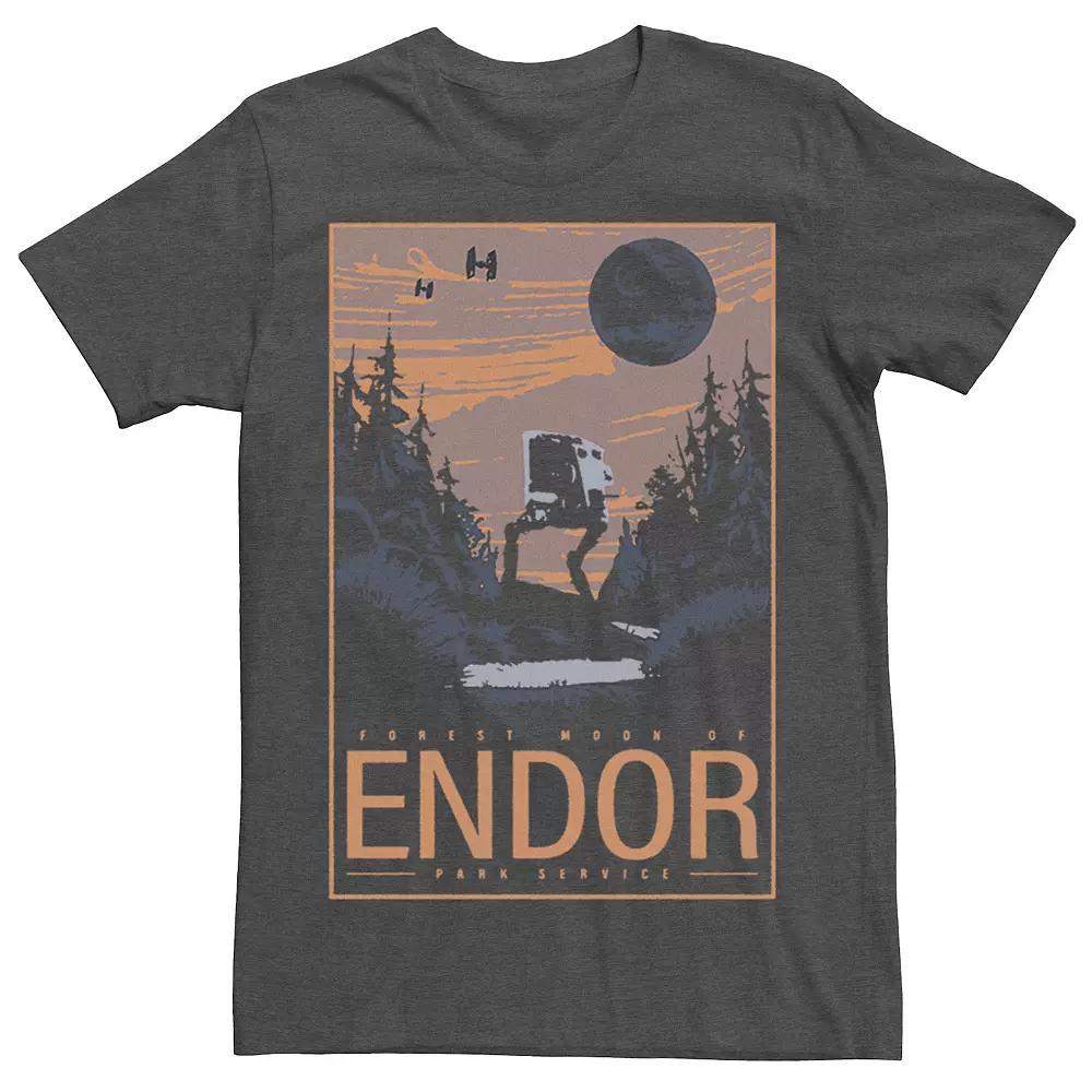 Men's Star Wars Forest Mood Of Endor Park Service Tee, Size: Large, Black Product Image