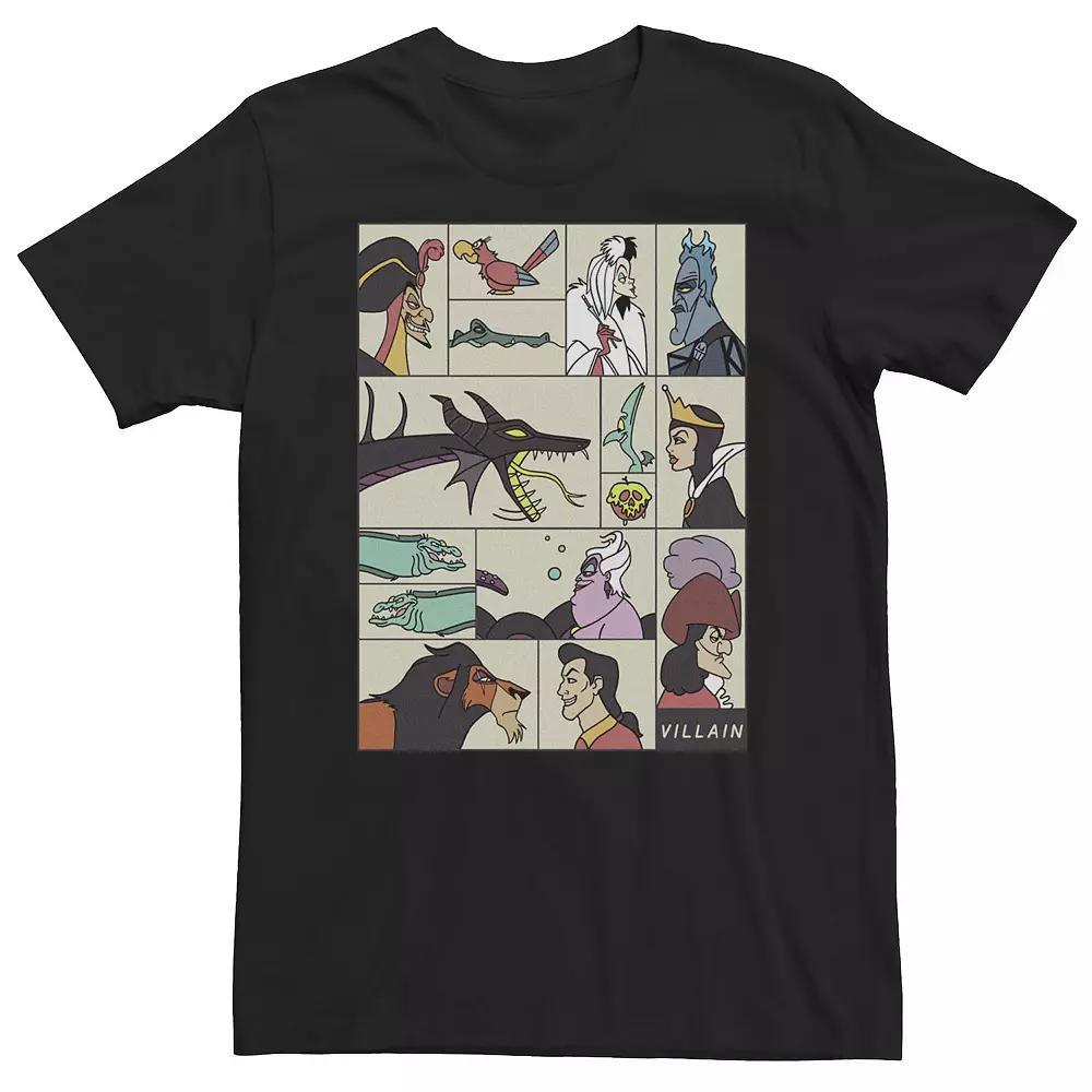 Big & Tall Disney Villains Villianous Tee, Men's, Size: 4XL, Black Product Image