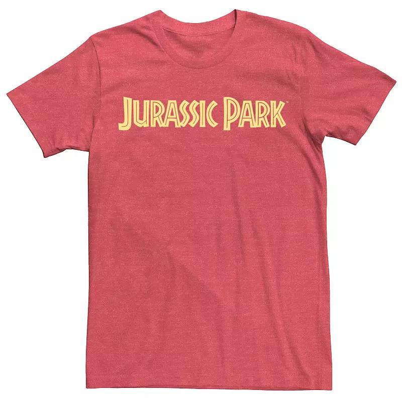 Men's Jurassic Park Classic Simple Text Graphic Tee, Size: XL, Royal Grey Product Image