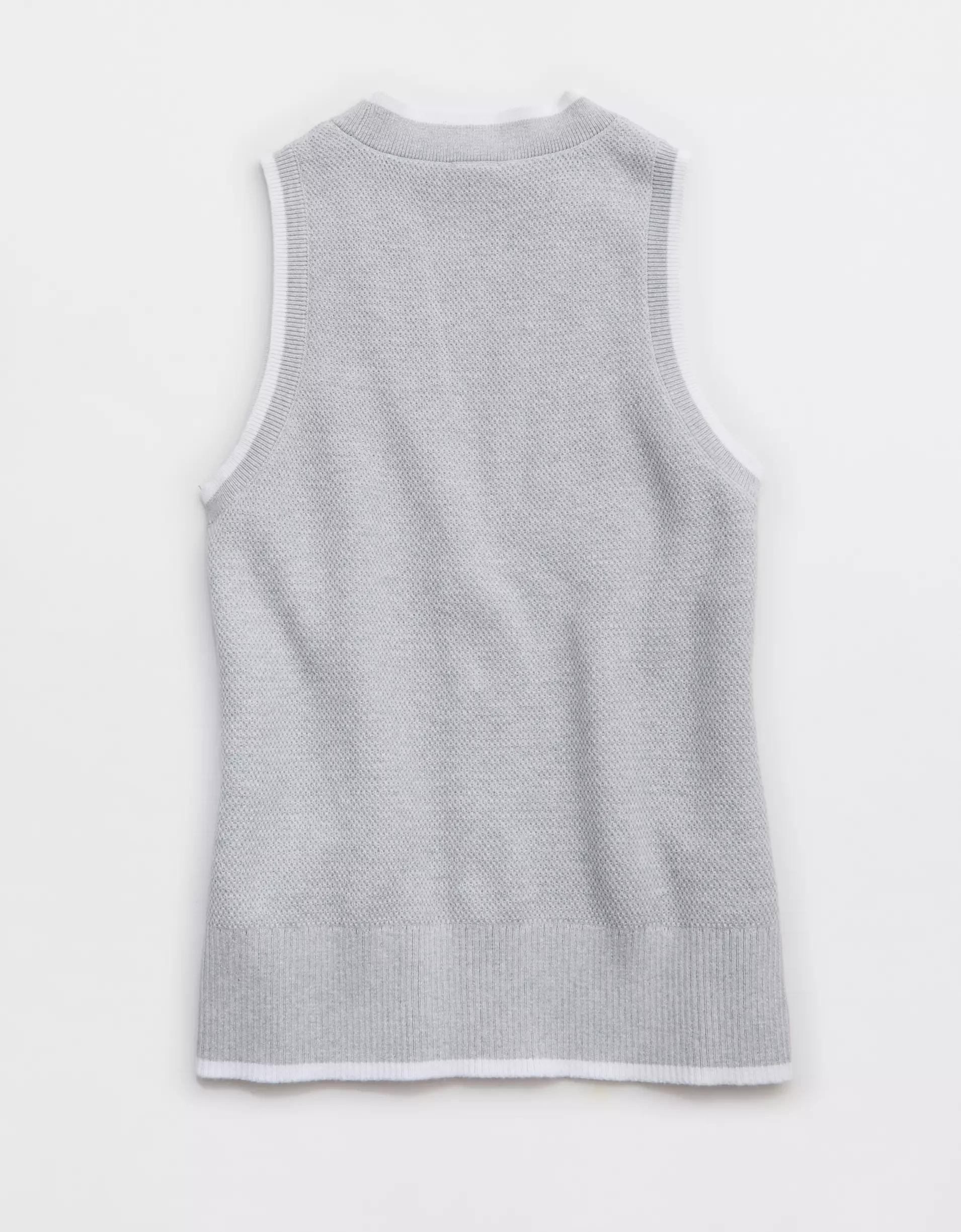 OFFLINE By Aerie Tennis Sweater Vest Cardigan Product Image