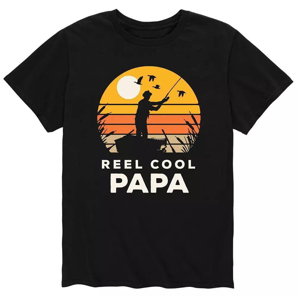 Men's Reel Cool Papa Tee, Size: Small, Black Product Image