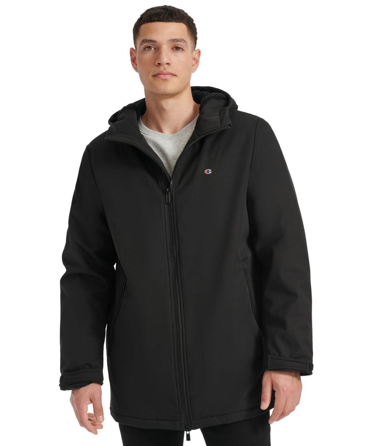 Men's Champion® Soft Shell Performance Jacket with Sherpa Lining, Size: XL, Green Night Product Image