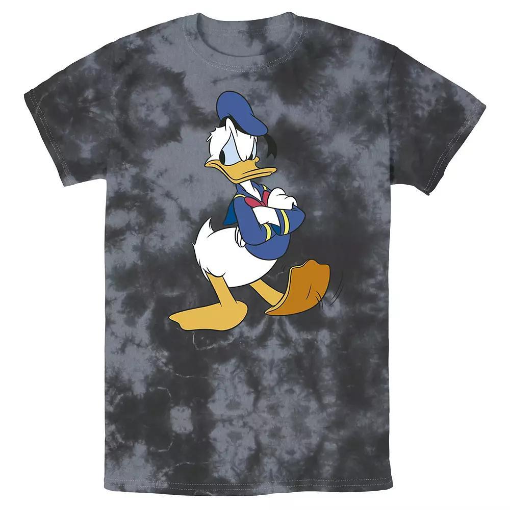 Men's Disney Donald Duck Traditional Pose Wash Tee, Size: Small, White Blue Product Image