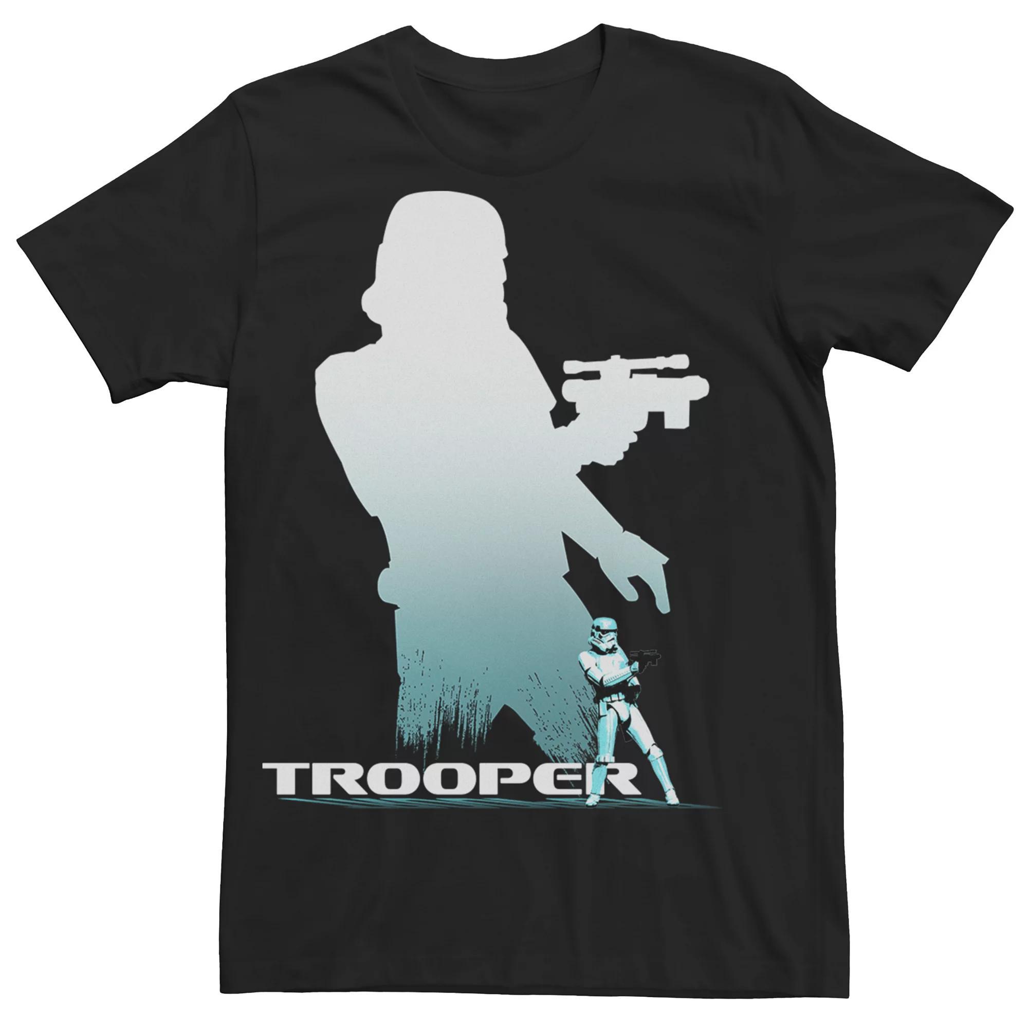 Men's Star Wars Trooper Shadow Mimic Tee, Size: Large, Black Product Image