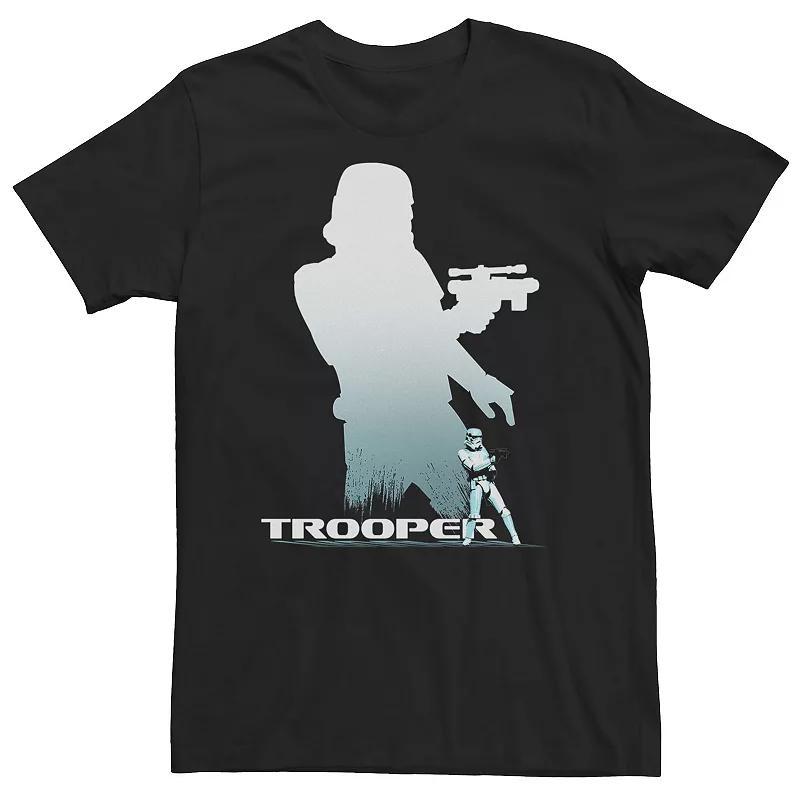 Big & Tall Star Wars Stormtrooper Shadow Mimic Tee, Men's, Size: Large Tall, Black Product Image