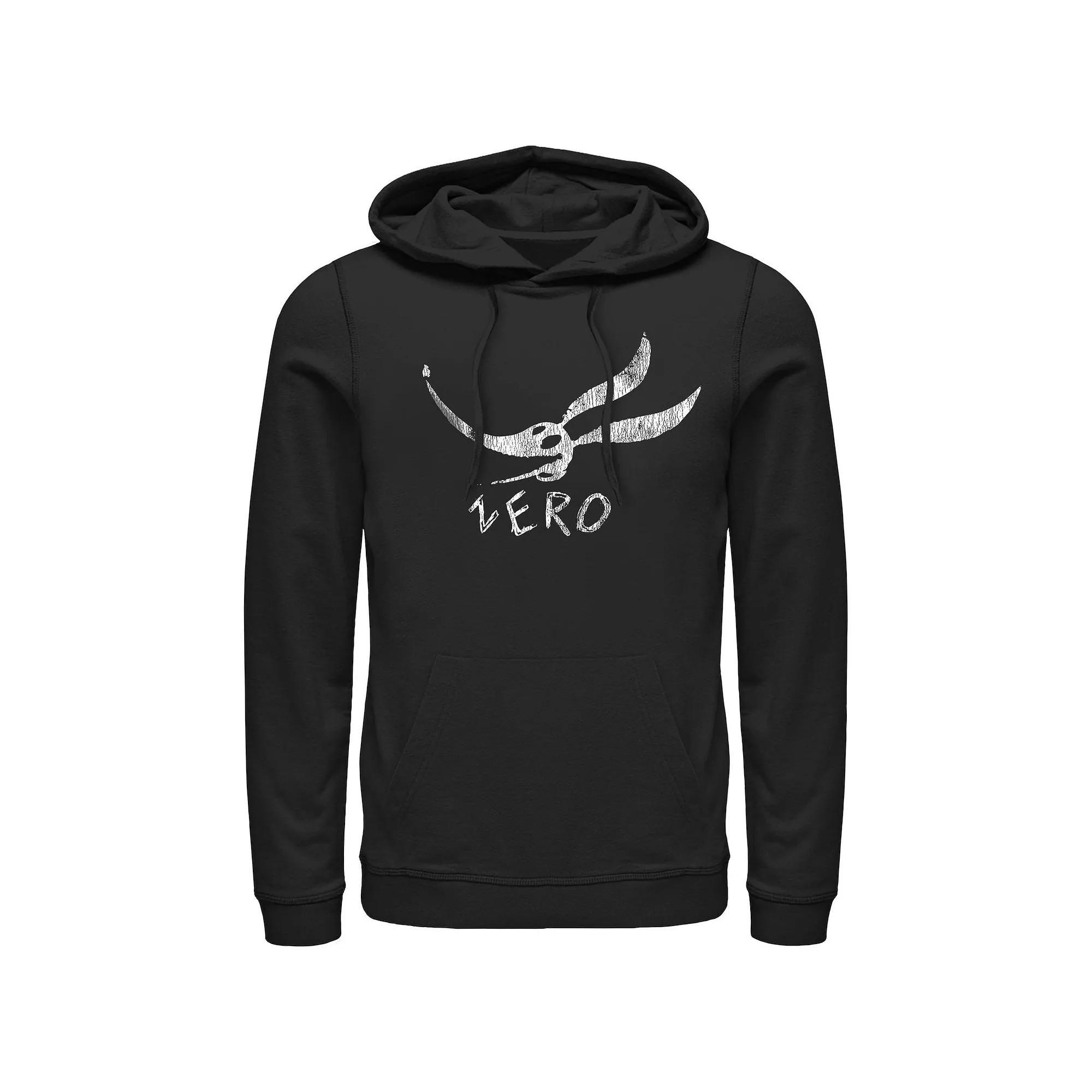 Disney's The Nightmare Before Christmas Zero Face Men's Graphic Hoodie, Size: Medium, Black Product Image