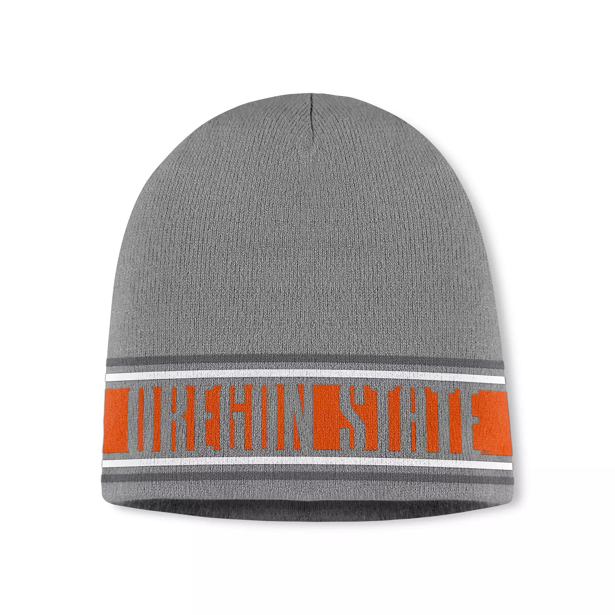 Men's Top of the World Gray Oregon State Beavers Jace Knit Beanie, Grey Product Image