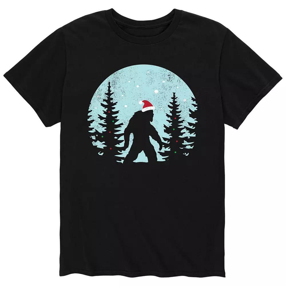 Men's Sasquatch Winter Tee, Size: Small, Black Product Image