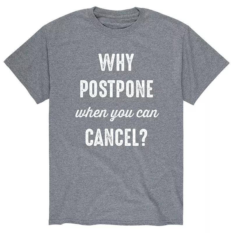 Mens Why Postpone Tee Product Image