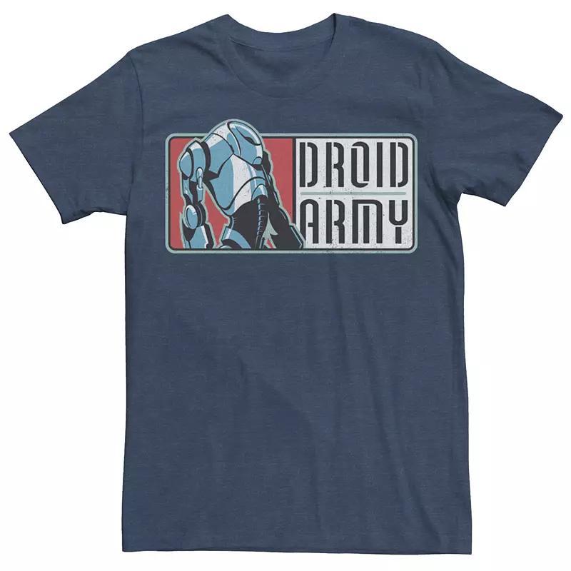 Men's Star Wars Droid Army Recuit Tee, Size: Large, Navy Grey Product Image