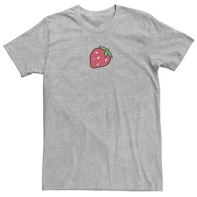 Big & Tall Trendy Bitty Berry Tee, Mens Athletic Grey Product Image