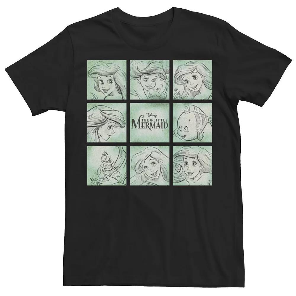 Men's Breakfast Club Group Portrait Fancy Script Tee, Size: Medium, Navy Grey Product Image
