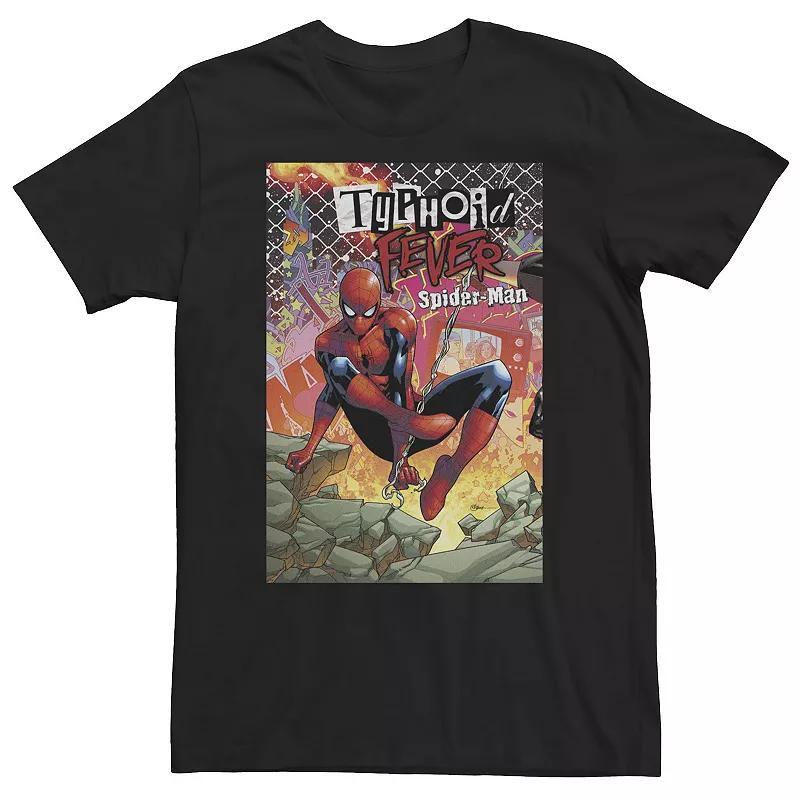 Big & Tall Marvel Spider-Man Typhoid Fever Comic Cover Tee, Mens Product Image