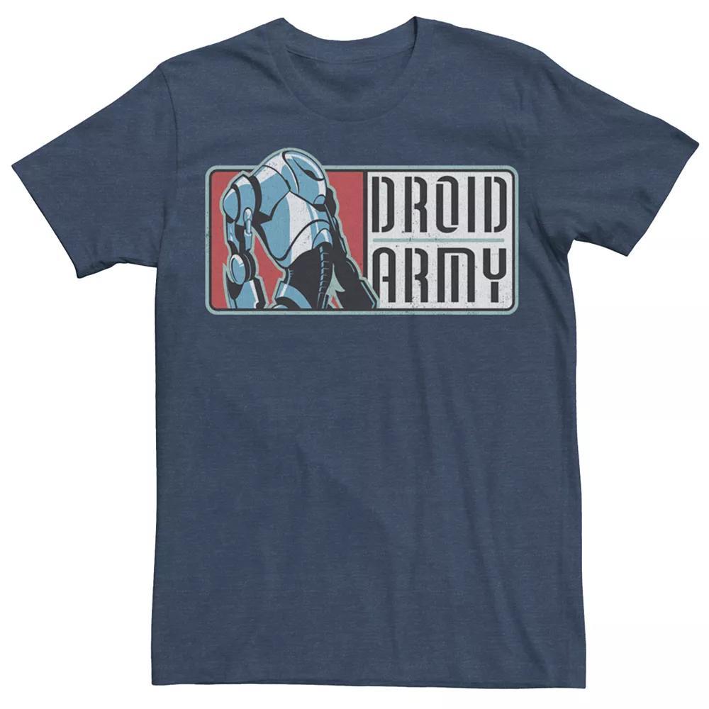 Men's Star Wars Droid Army Recuit Tee, Size: Large, Navy Grey Product Image
