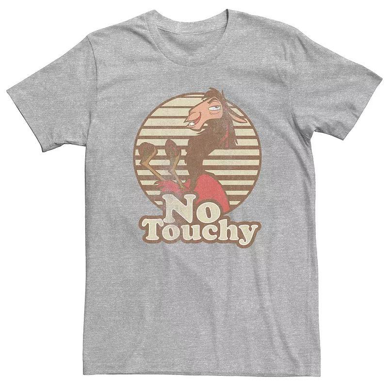 Disneys The Emperors New Groove Kuzco No Touchy Mens Tee Athletic Grey Product Image