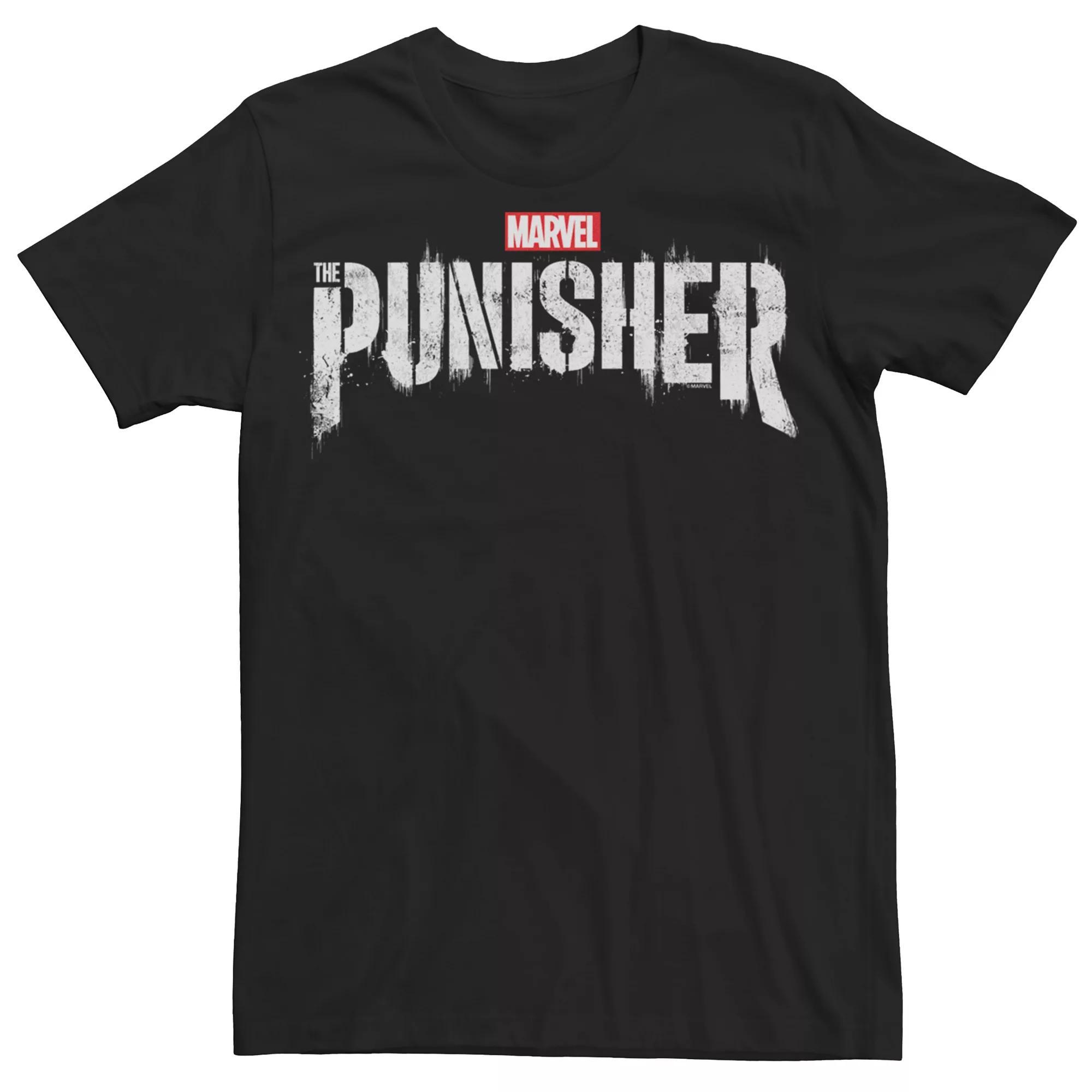 Men's Marvel Punisher Graphic Tee, Size: XXL, Black Product Image