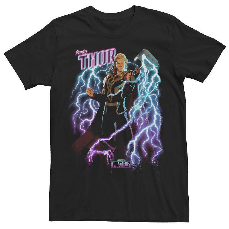 Mens Marvel What If Thor Lightning Strike Tee Product Image
