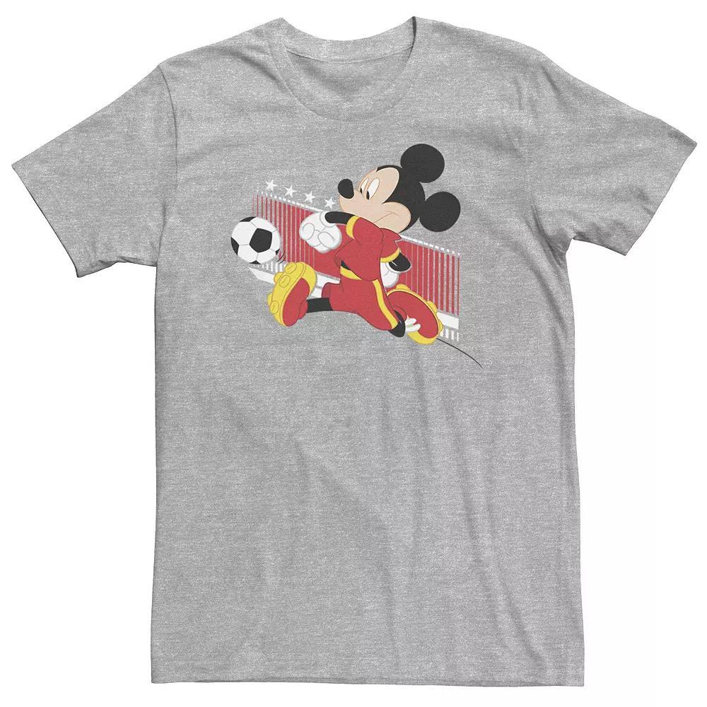 Big & Tall Disney's Mickey Mouse Club 28 Tee, Men's, Size: 4XL Tall, Athletic Grey Product Image