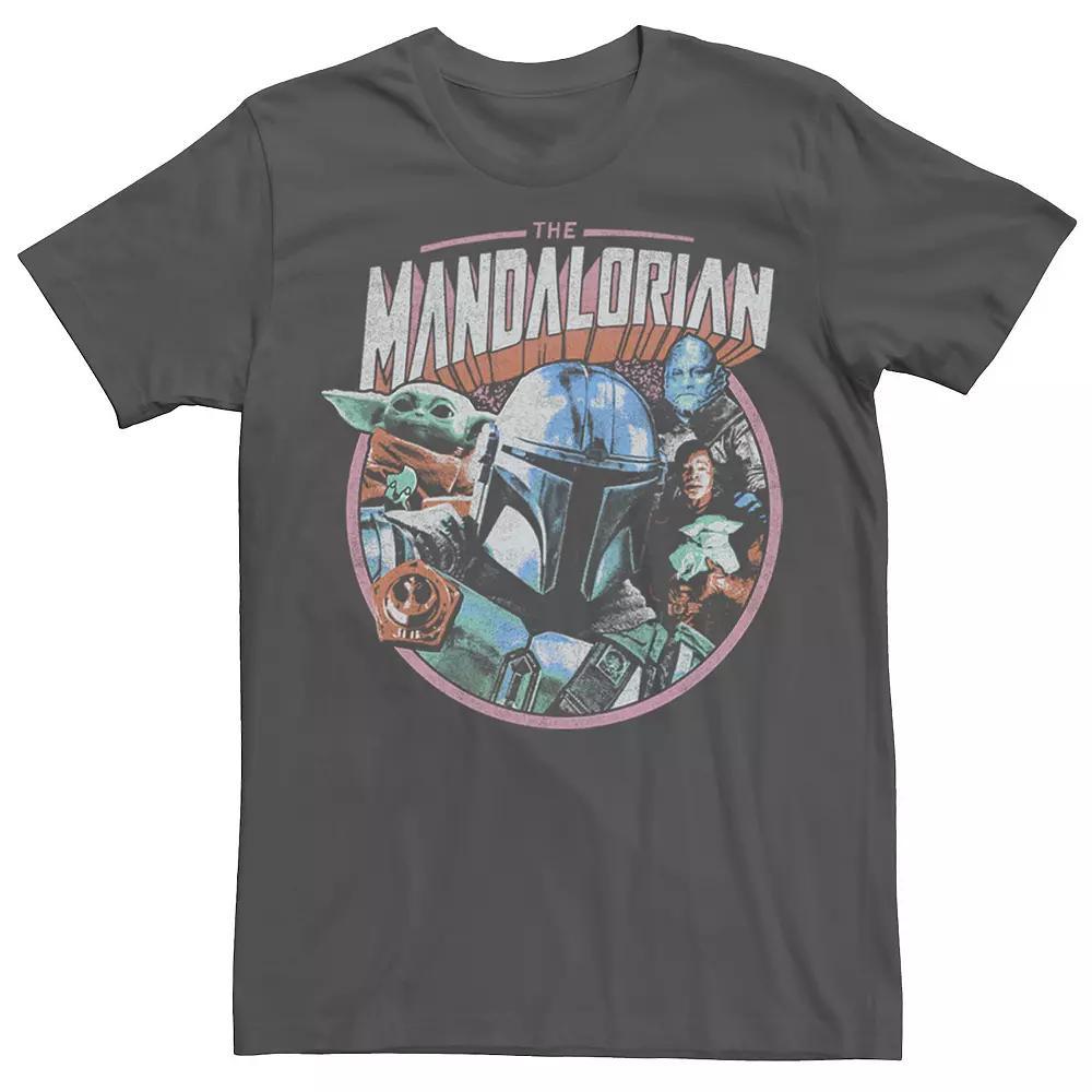 Men's Nighttime Mountain Forest Tee, Size: Large, Black Product Image