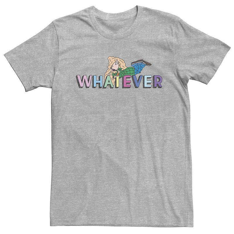 Men's Wild Thornberries Debbie Whatever Colorful Text Short Sleeve Tee, Size: Medium, Athletic Grey Product Image