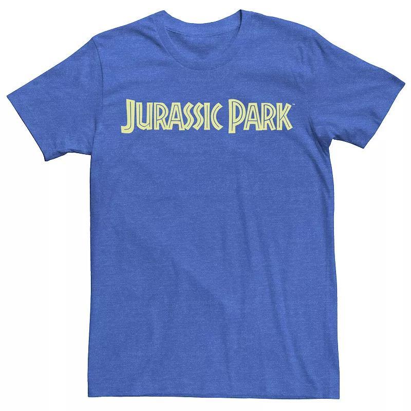 Men's Jurassic Park Classic Simple Text Graphic Tee, Size: XL, Royal Grey Product Image