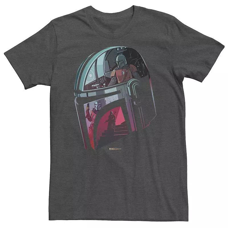 Mens Star Wars: The Mandalorian Helmet Reflection Tee Product Image