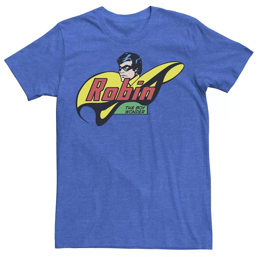 Mens DC Comics Robin The Boy Wonder Comic Tee Grey Heather Product Image