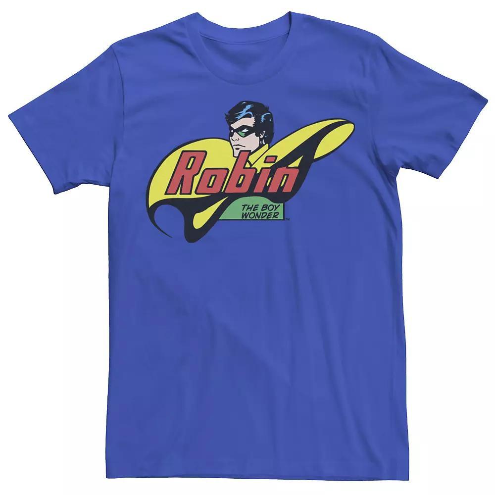 Mens DC Comics Robin The Boy Wonder Comic Tee Grey Heather Product Image
