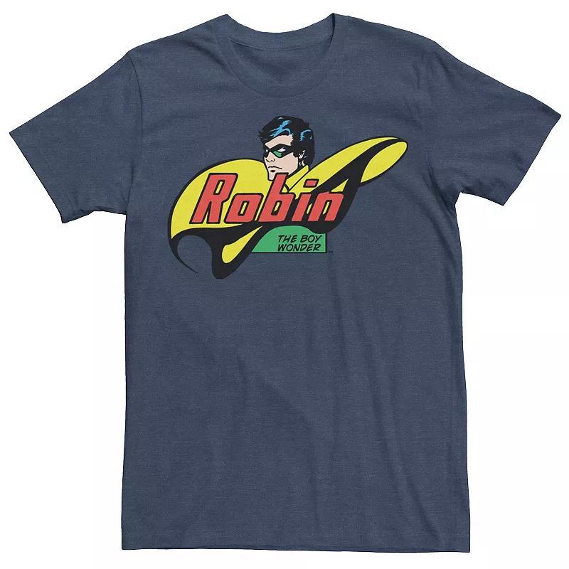 Mens DC Comics Robin The Boy Wonder Comic Tee Grey Heather Product Image