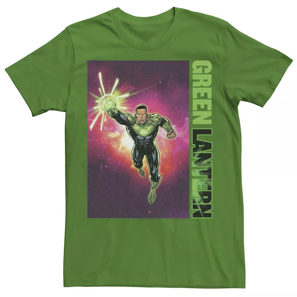 Men's DC Comics Green Lantern John Stewart Poster Tee, Size: Small, Kelly Product Image