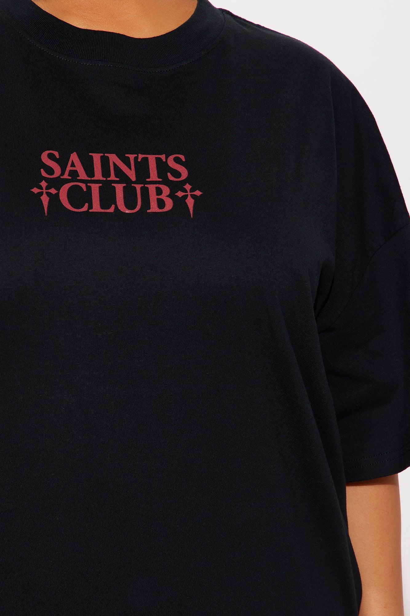 Saints Club Washed Tee - Black Product Image