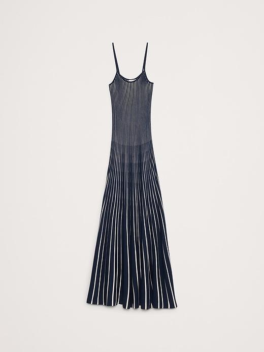 Sculpted Stripe Maxi Dress Product Image