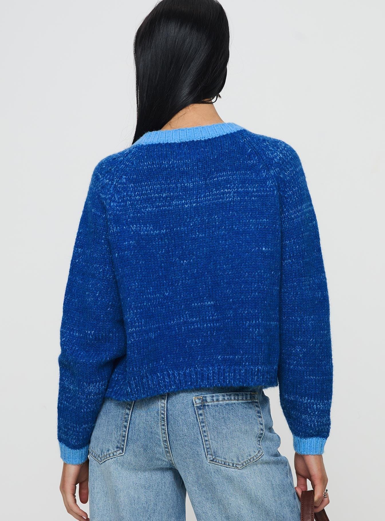 Oak Meadow Cardigan Blue Product Image